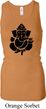 Ladies Tanktop Shadow Ganesha Longer Length Racerback Tank