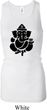 Ladies Tanktop Shadow Ganesha Longer Length Racerback Tank