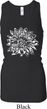 Ladies Tanktop Sketch Lotus Longer Length Racerback Tank