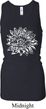 Ladies Tanktop Sketch Lotus Longer Length Racerback Tank