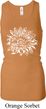 Ladies Tanktop Sketch Lotus Longer Length Racerback Tank