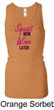 Ladies Tanktop Squat Now Wine Later Longer Length Racerback Tank Top