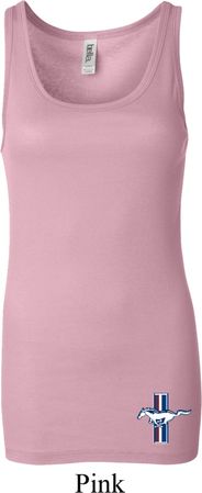 Ladies Tanktop The Legend Lives Crest Bottom Print Longer Length Tank