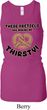 Ladies Tanktop Thirsty Pretzels Longer Length Racerback Top