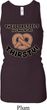 Ladies Tanktop Thirsty Pretzels Longer Length Racerback Top