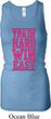 Ladies Tanktop Train Hard Win Easy Longer Length Racerback Tank Top