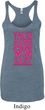 Ladies Tanktop Train Hard Win Easy Tri Blend Racerback Tank Top