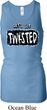 Ladies Tanktop Twisted Longer Length Racerback Tank Top