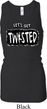 Ladies Tanktop Twisted Longer Length Racerback Tank Top