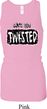Ladies Tanktop Twisted Longer Length Racerback Tank Top