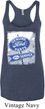 Ladies Tanktop Vintage Sign Genuine Ford Tri Blend Racerback Tank Top