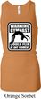 Ladies Tanktop Warning Gymnast Could Flip Longer Length Racerback Tank