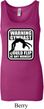Ladies Tanktop Warning Gymnast Could Flip Longer Length Tank Top