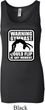 Ladies Tanktop Warning Gymnast Could Flip Longer Length Tank Top