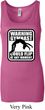 Ladies Tanktop Warning Gymnast Could Flip Longer Length Tank Top