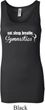 Ladies Tanktop White Eat Sleep Breathe Gymnastics Longer Length Tank