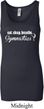 Ladies Tanktop White Eat Sleep Breathe Gymnastics Longer Length Tank