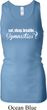 Ladies Tanktop White Eat Sleep Gymnastics Longer Length Racerback Tank