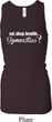 Ladies Tanktop White Eat Sleep Gymnastics Longer Length Racerback Tank