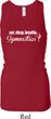 Ladies Tanktop White Eat Sleep Gymnastics Longer Length Racerback Tank