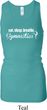 Ladies Tanktop White Eat Sleep Gymnastics Longer Length Racerback Tank