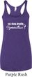 Ladies Tanktop White Eat Sleep Gymnastics Tri Blend Racerback Tank Top