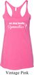 Ladies Tanktop White Eat Sleep Gymnastics Tri Blend Racerback Tank Top