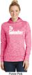 Ladies The Godmother White Print Dry Wicking Hoodie