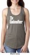 Ladies The Godmother White Print Ideal Racerback