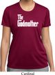 Ladies The Godmother White Print Moisture Wicking T-shirt