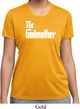 Ladies The Godmother White Print Moisture Wicking T-shirt