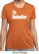 Ladies The Godmother White Print Moisture Wicking T-shirt
