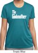 Ladies The Godmother White Print Moisture Wicking T-shirt