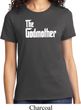 Ladies The Godmother White Print T-shirt