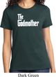 Ladies The Godmother White Print T-shirt