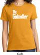 Ladies The Godmother White Print T-shirt