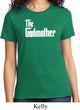 Ladies The Godmother White Print T-shirt