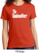 Ladies The Godmother White Print T-shirt