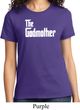 Ladies The Godmother White Print T-shirt