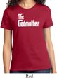 Ladies The Godmother White Print T-shirt