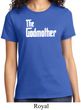 Ladies The Godmother White Print T-shirt