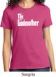 Ladies The Godmother White Print T-shirt