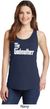 Ladies The Godmother White Print Tank Top