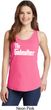 Ladies The Godmother White Print Tank Top