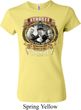 Ladies Three Stooges Shirt Moonshine Whiskey Crewneck Tee T-Shirt