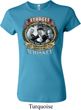 Ladies Three Stooges Shirt Moonshine Whiskey Crewneck Tee T-Shirt