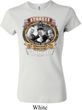 Ladies Three Stooges Shirt Moonshine Whiskey Crewneck Tee T-Shirt
