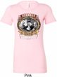 Ladies Three Stooges Shirt Moonshine Whiskey Longer Length Tee T-Shirt