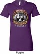 Ladies Three Stooges Shirt Moonshine Whiskey Longer Length Tee T-Shirt