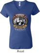 Ladies Three Stooges Shirt Moonshine Whiskey V-neck Tee T-Shirt